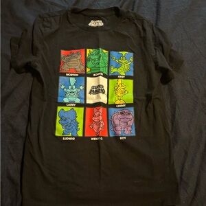 Nintendo Kids Black Super Mario Character Tee